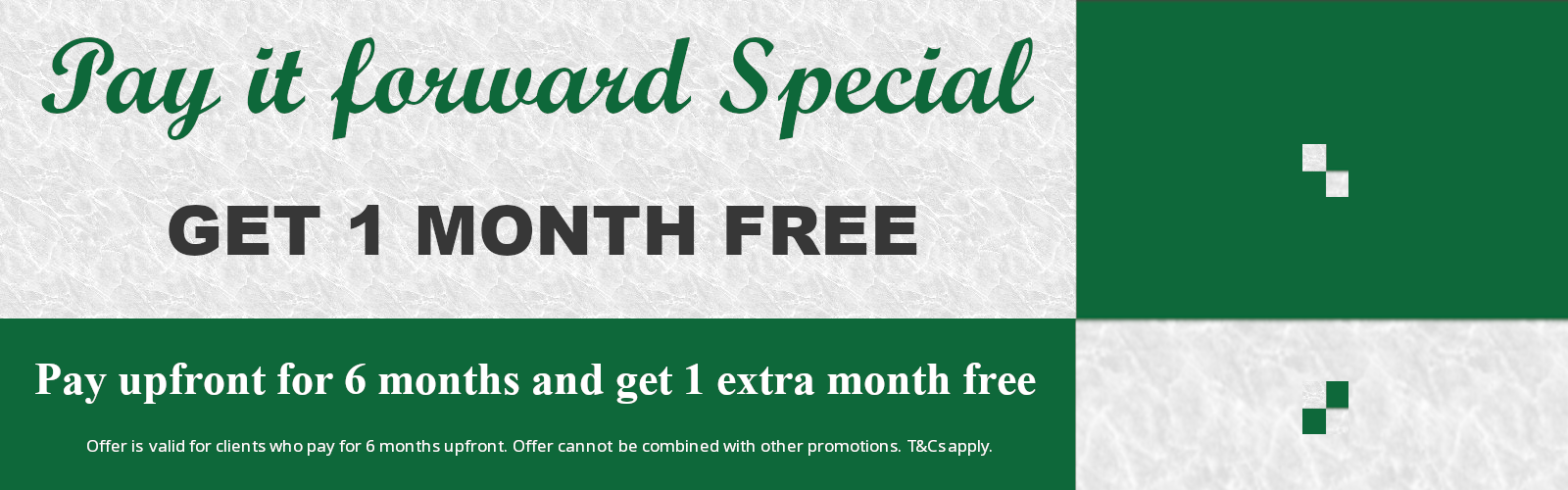 Pay it forward Special