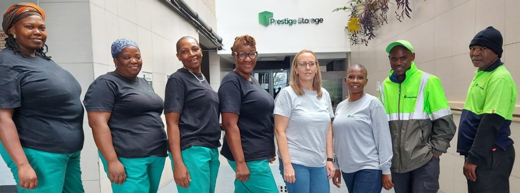 Friendly team members at Prestige Storage